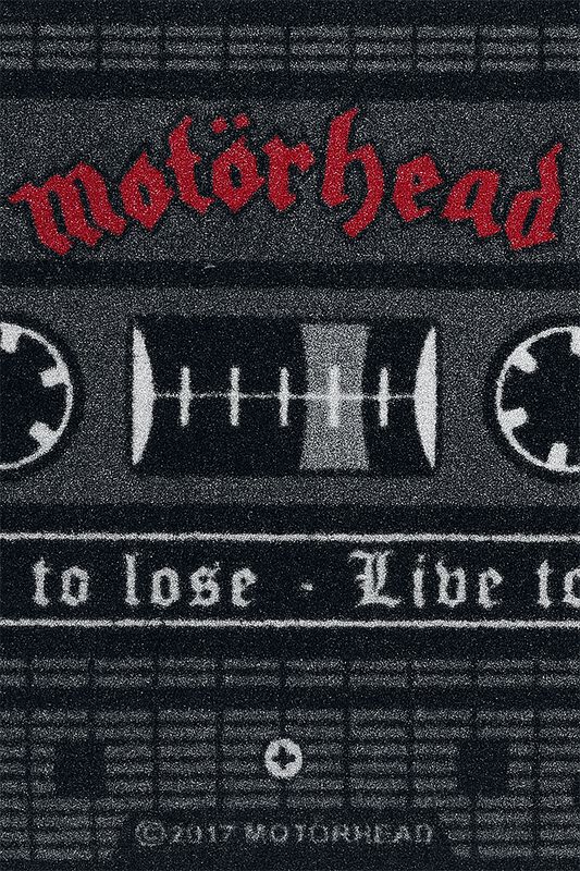 Band Merch Motörhead Born To Lose - Live To Win | Motörhead Fußmatte