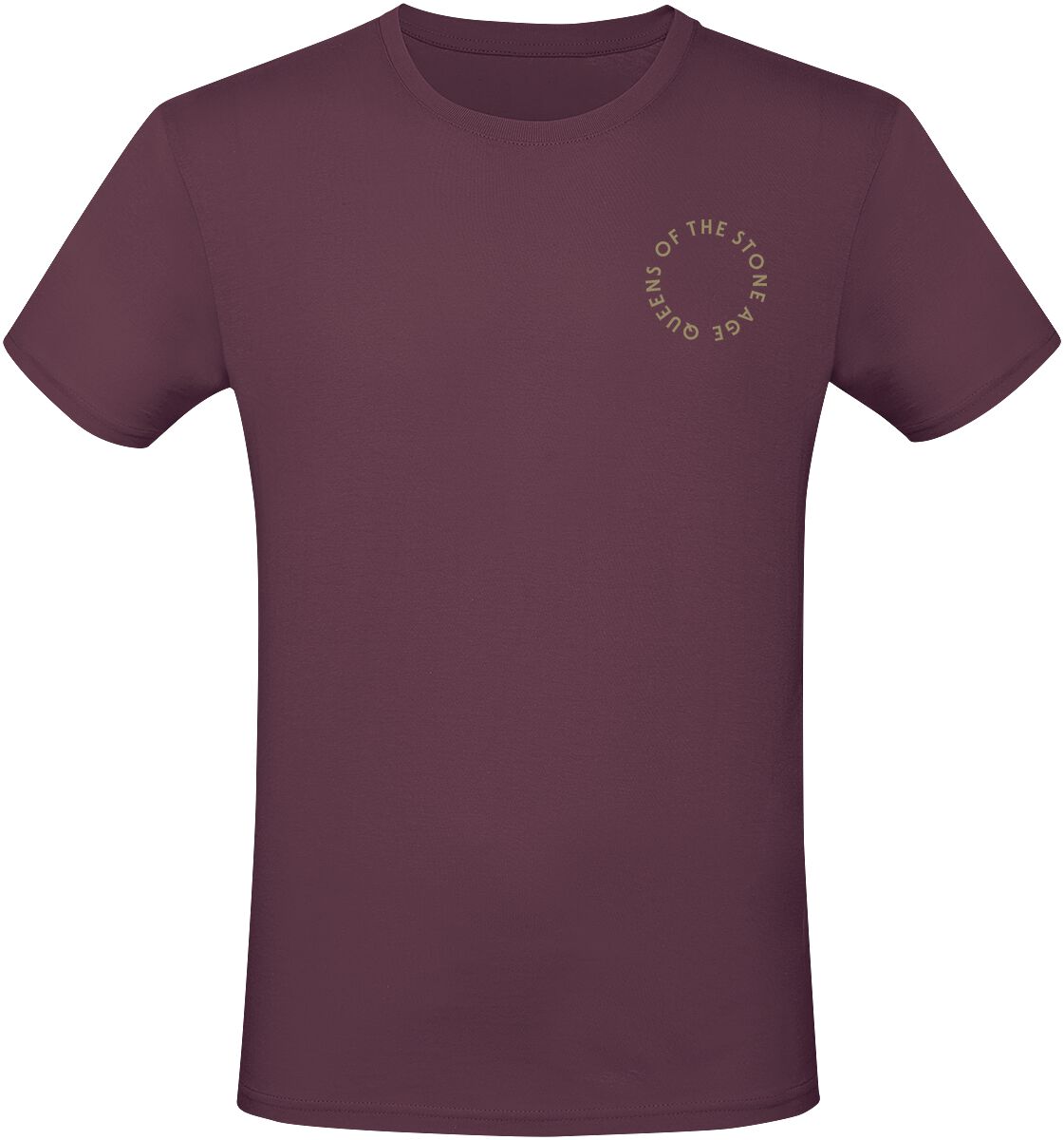 Queens Of The Stone Age T-Shirt - In Times New Roman - Snakes - S bis 3XL - für Männer - Größe S - burgund  - Lizenziertes Merchandise!