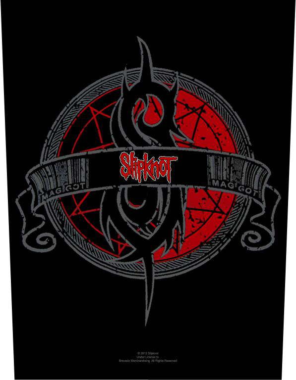 Slipknot - Crest - Patch - schwarz| rot| grau