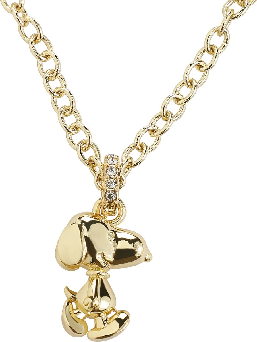 Peanuts 3D Snoopy Unisex Halsketting - goudkleurig - Standard