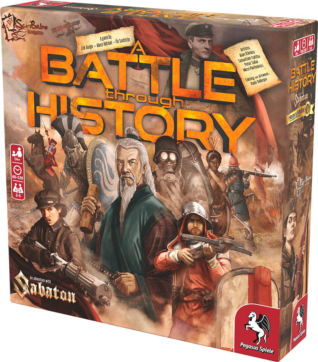 A Battle Through History Brettspiel von Sabaton