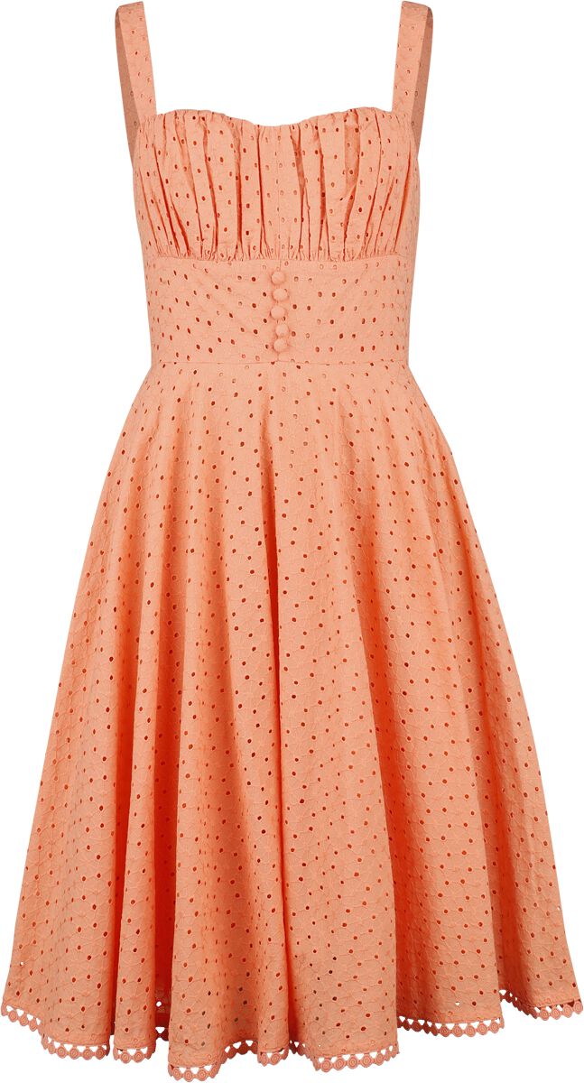 Timeless London Kleid knielang - Valerie Dress - XS bis XL - für Damen - Größe M - orange