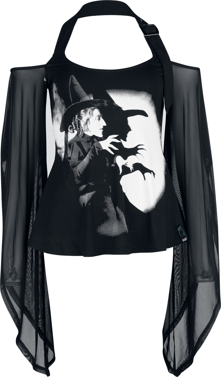 The Wizard of Oz by Killstar Gothic Top - The Witch Is dead - Top - for Women - black