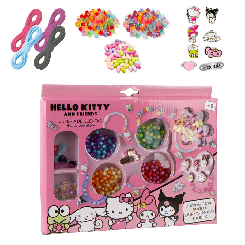 Braccialetto Anime di Hello Kitty - Helloy Kitty And Friends - Kuromi - DIY - Armband Set multicolore