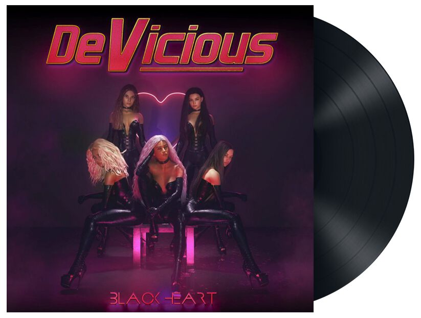 Image of DeVicious Black heart CD Standard
