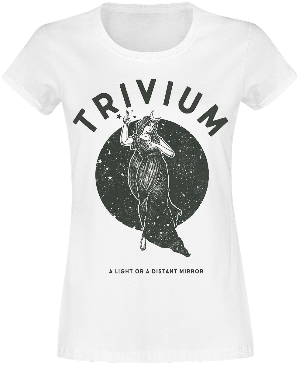 Image of Trivium Moon Goddess Girl-Shirt weiß