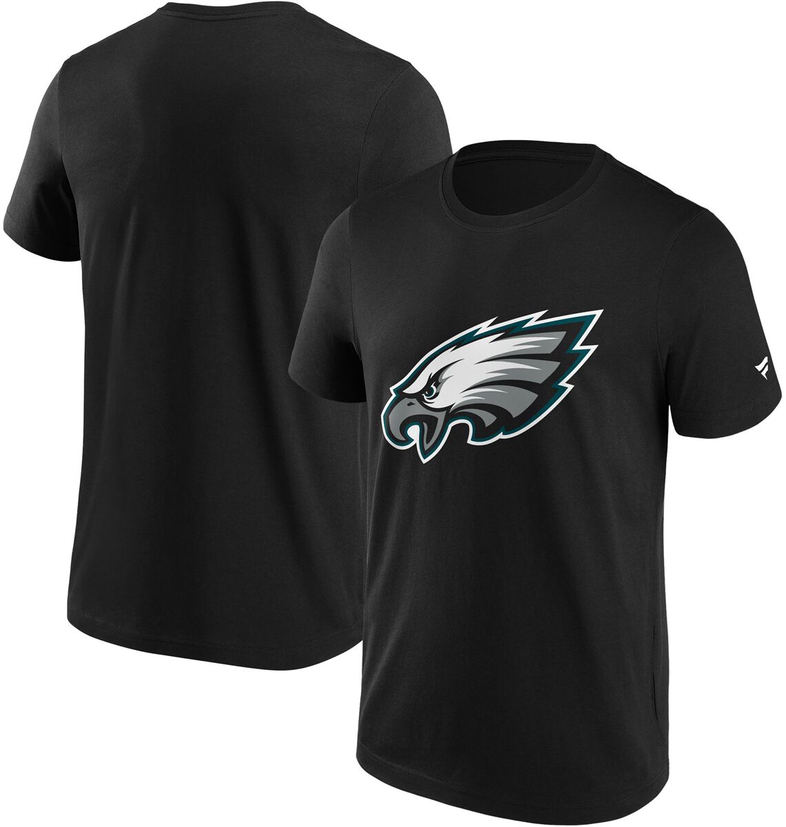 Fanatics T-Shirt - Philadelphia Eagles Logo - S - für Männer - Größe S - schwarz