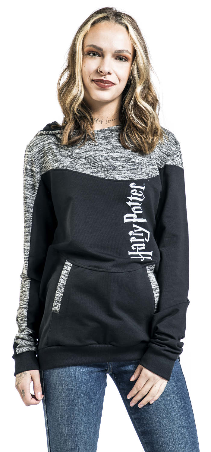 Harry Potter Nightbus Kapuzenpullover schwarz grau