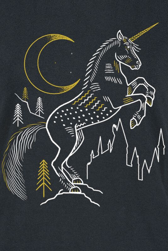 Frauen Bekleidung Unicorn Lineart | Harry Potter T-Shirt