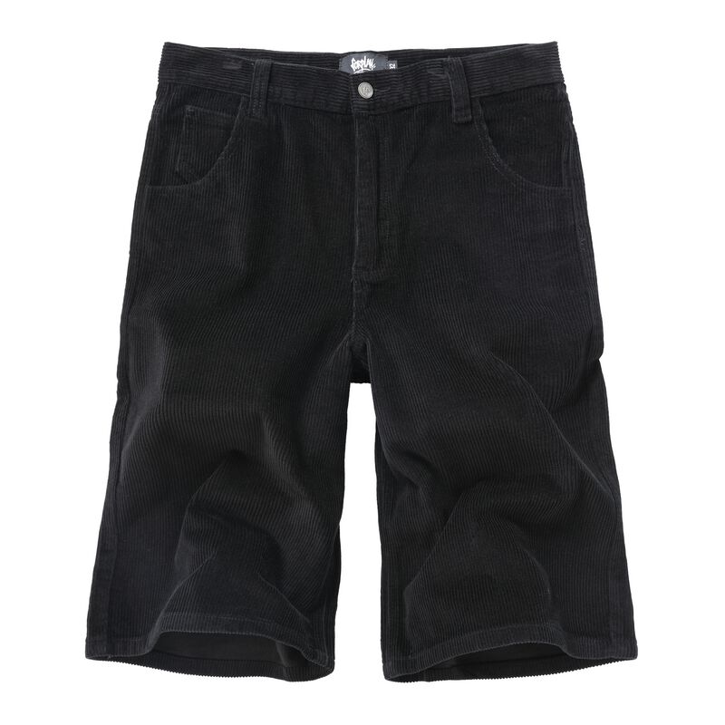 Forplay Short - Baggy Shorts black Cord - 29 bis 40 - für Männer - Größe 32 - schwarz