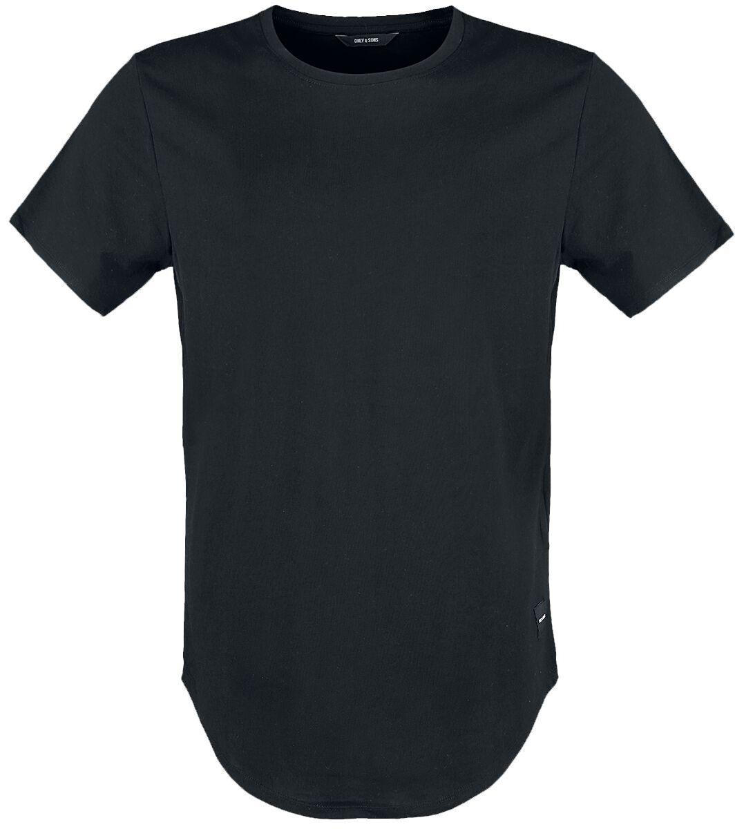 ONLY and SONS Matt Life Longy Tee T-Shirt schwarz in M