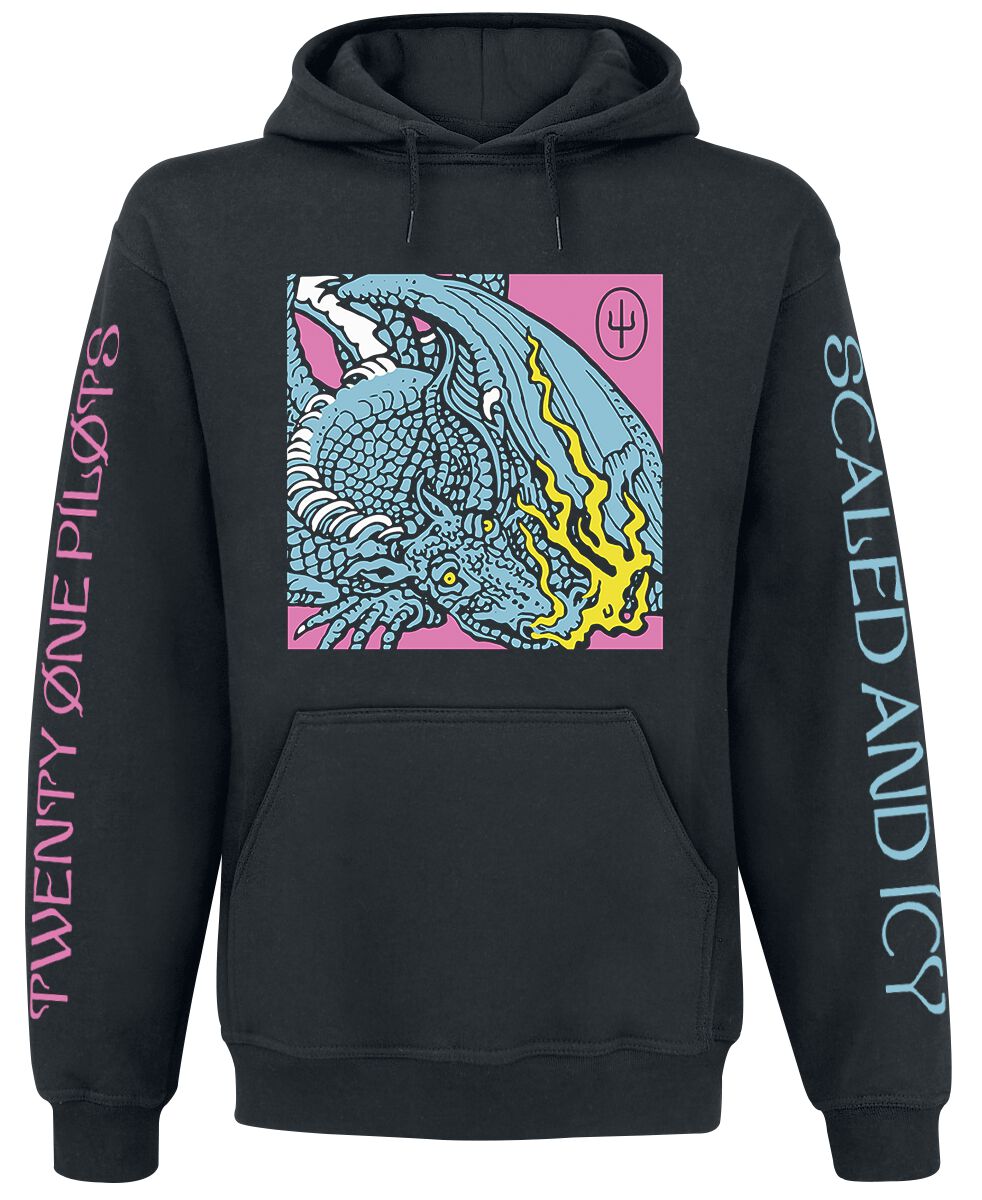 Twenty One Pilots Scaled And Icy Hooded sweater black