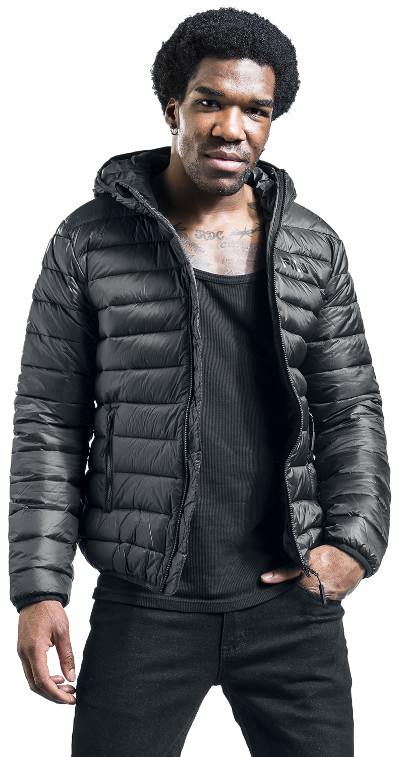 Fila STEIN Hooded Lightweight Jacket Übergangsjacke schwarz