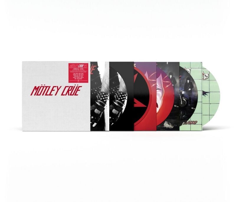Crücial Crüe (45th Anniversary) von Mötley Crüe - 5-LP (Box, Limited Edition, Picture, Re-Release, Remastered)