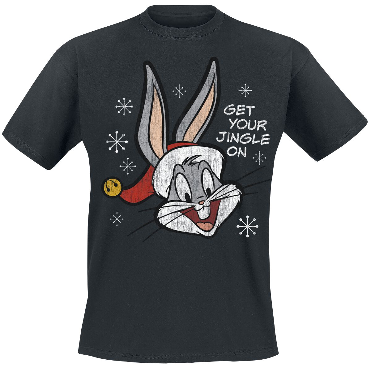 Looney Tunes Get Your Jingle On! T-Shirt black