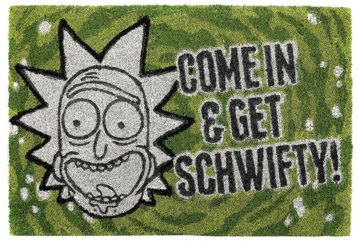 Rick And Morty Get Schwifty Fußmatte multicolor