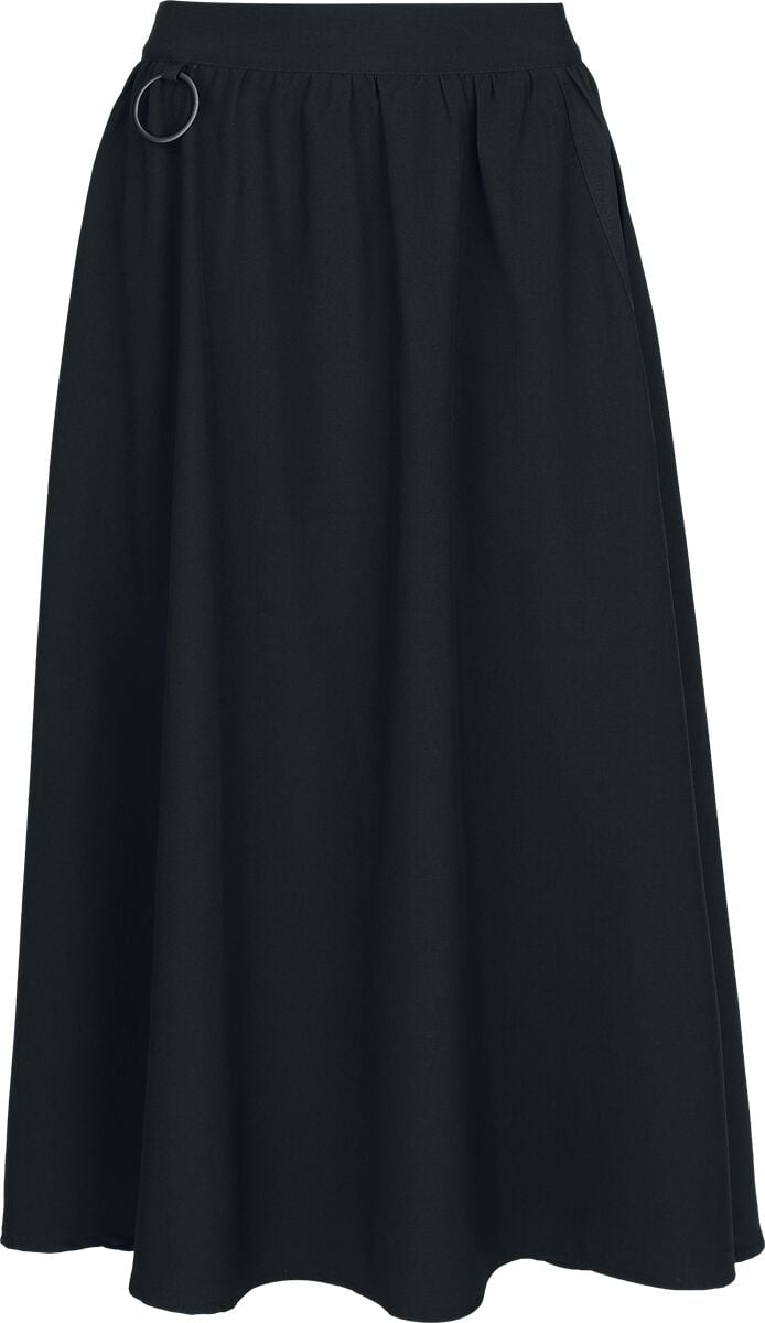 KIHILIST by KILLSTAR Gothic Midi Skirt - Eryssa Midi Skirt - for Women - black