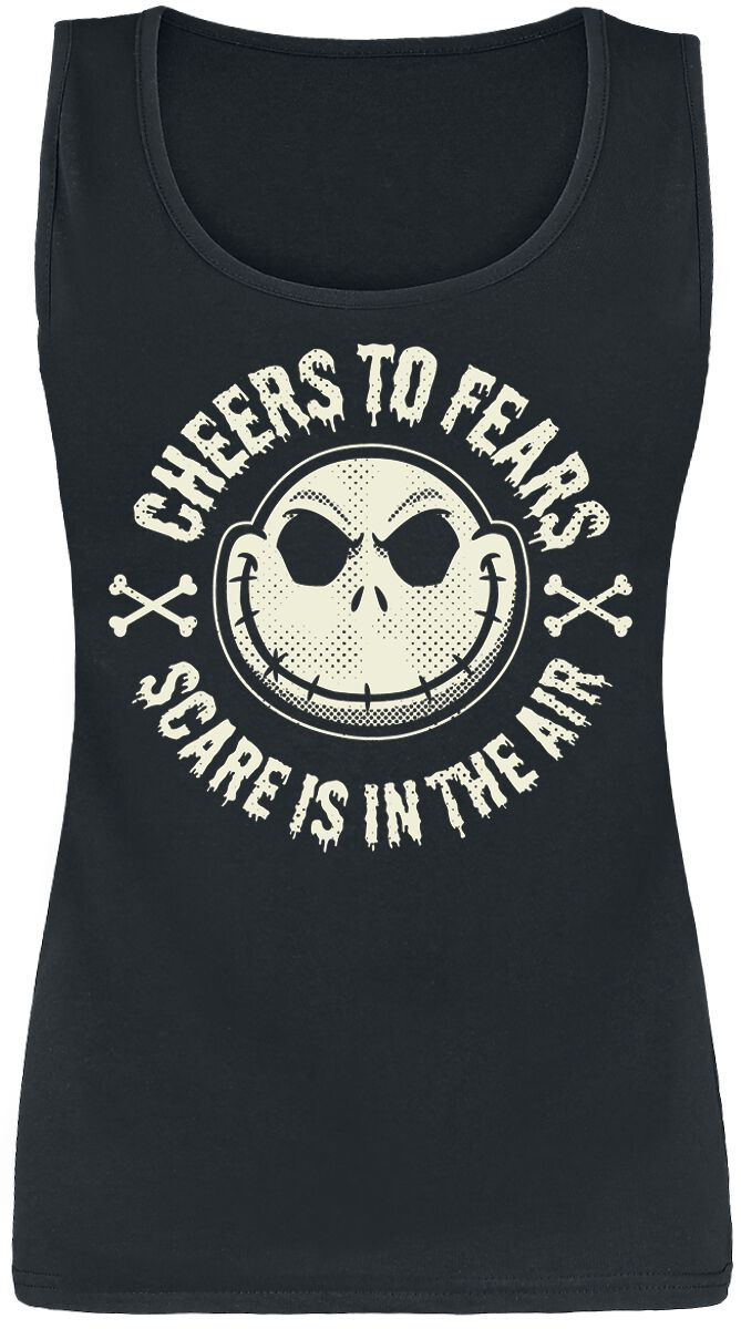 The Nightmare Before Christmas Jack - Cheers To Fears Top schwarz in XL
