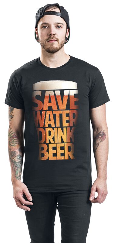 Wohnen & Freizeit Funartikel Save Water Drink Beer | Alkohol & Party T-Shirt
