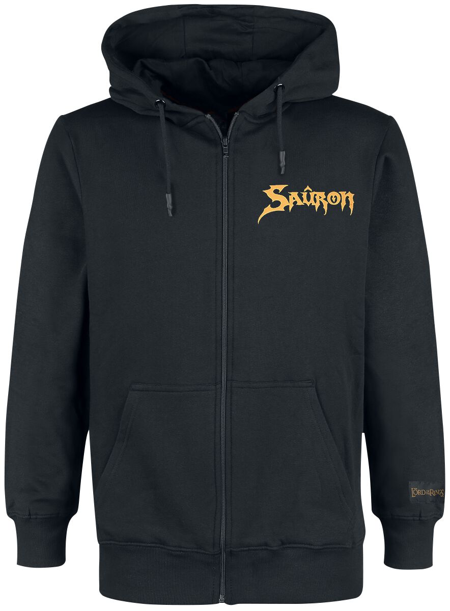 The Lord Of The Rings Sauron Hooded zip black