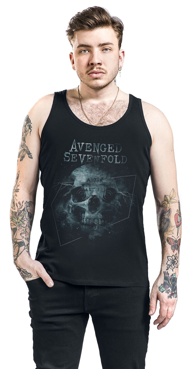 A7X Galaxy Tank-Top schwarz von Avenged Sevenfold