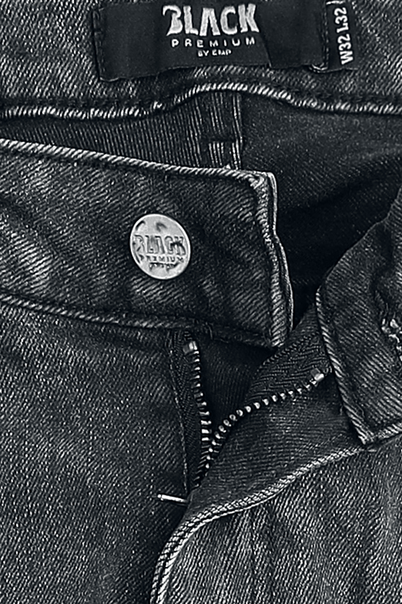 Thumbnail - Black Premium by EMP Pete (Straight Fit) Jeans schwarz in W33L34