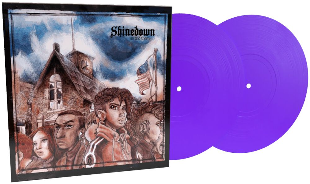 Shinedown Us and them LP multicolor Shinedown Us and them LP multicolor