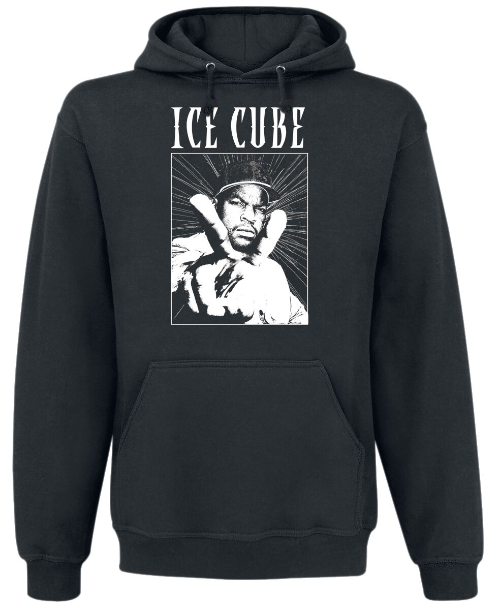 Levně Ice Cube Peace Sign Mikina s kapucí černá