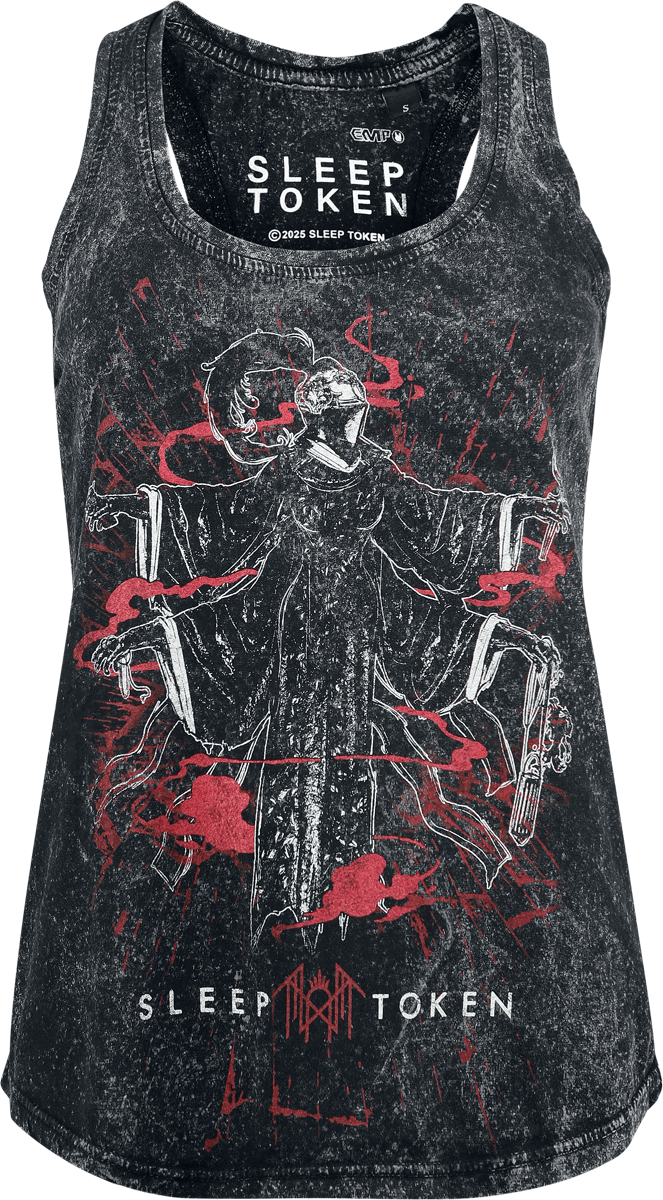 Sleep Token  Top - Ascensionism - for Women - black-grey