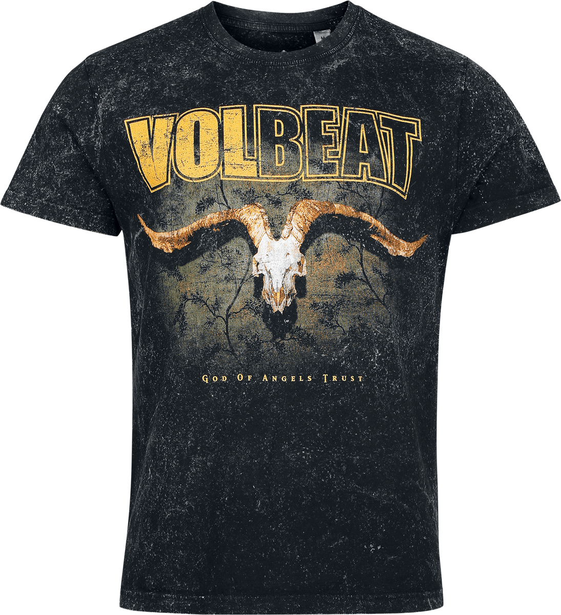 Volbeat  T-Shirt - Goat Skullwall - for Men - grey