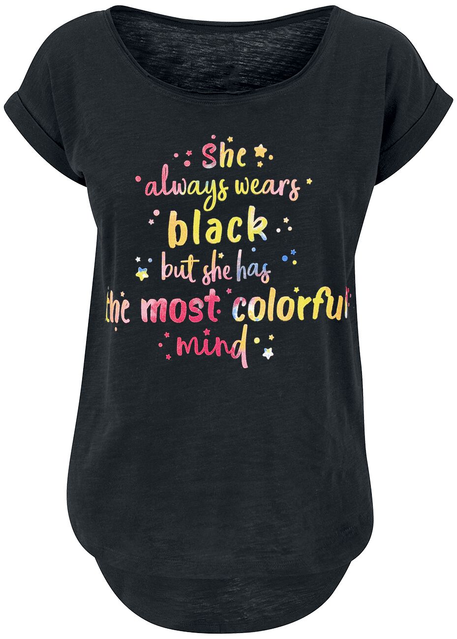 Colorful Mind T-Shirt schwarz von Sprüche