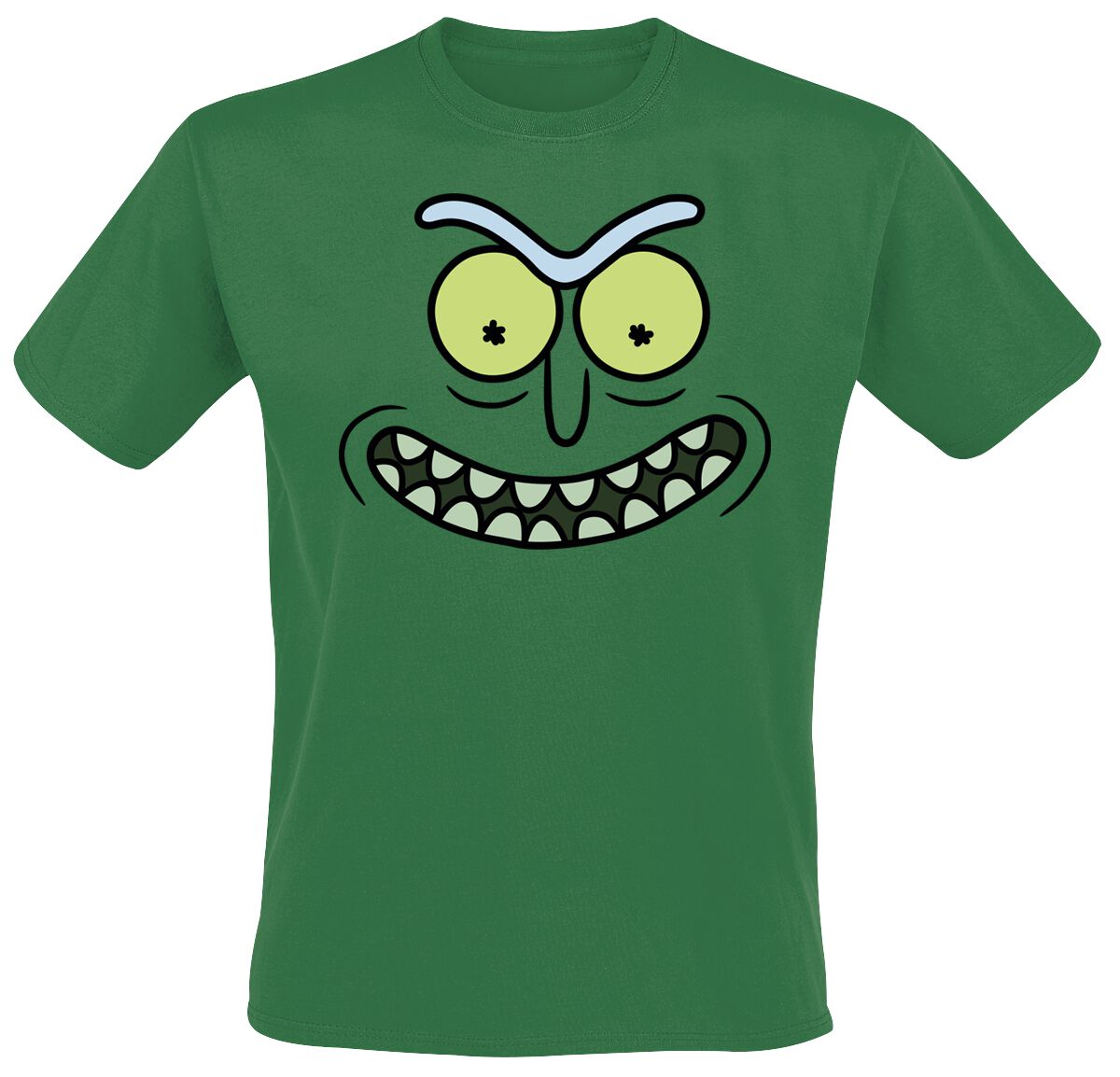 3664794794155 - Face Pickle T-Shirt grün in S
