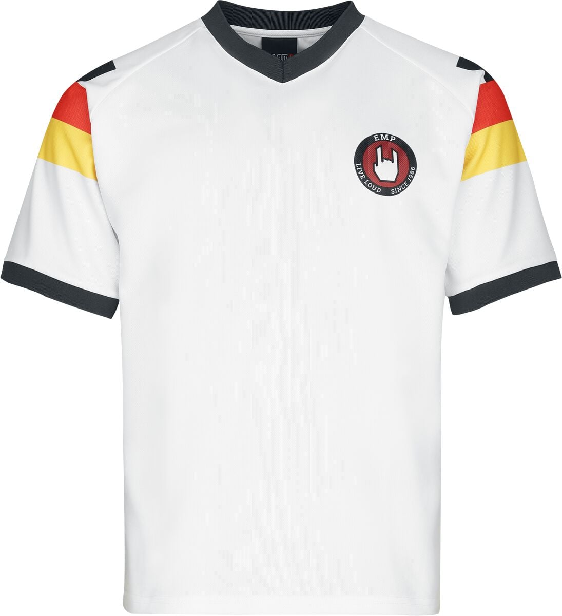 EMP Stage Collection Trikot - Metal Crew Soccer Jersey - S bis 5XL - Größe S - weiß  - EMP exklusives Merchandise!