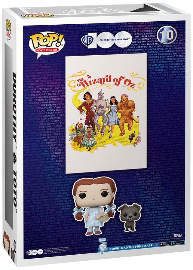 Der Zauberer von Oz Funko POP! Movie Poster - Dorothy & Toto Vinyl Figur 10 Funko Pop! multicolor