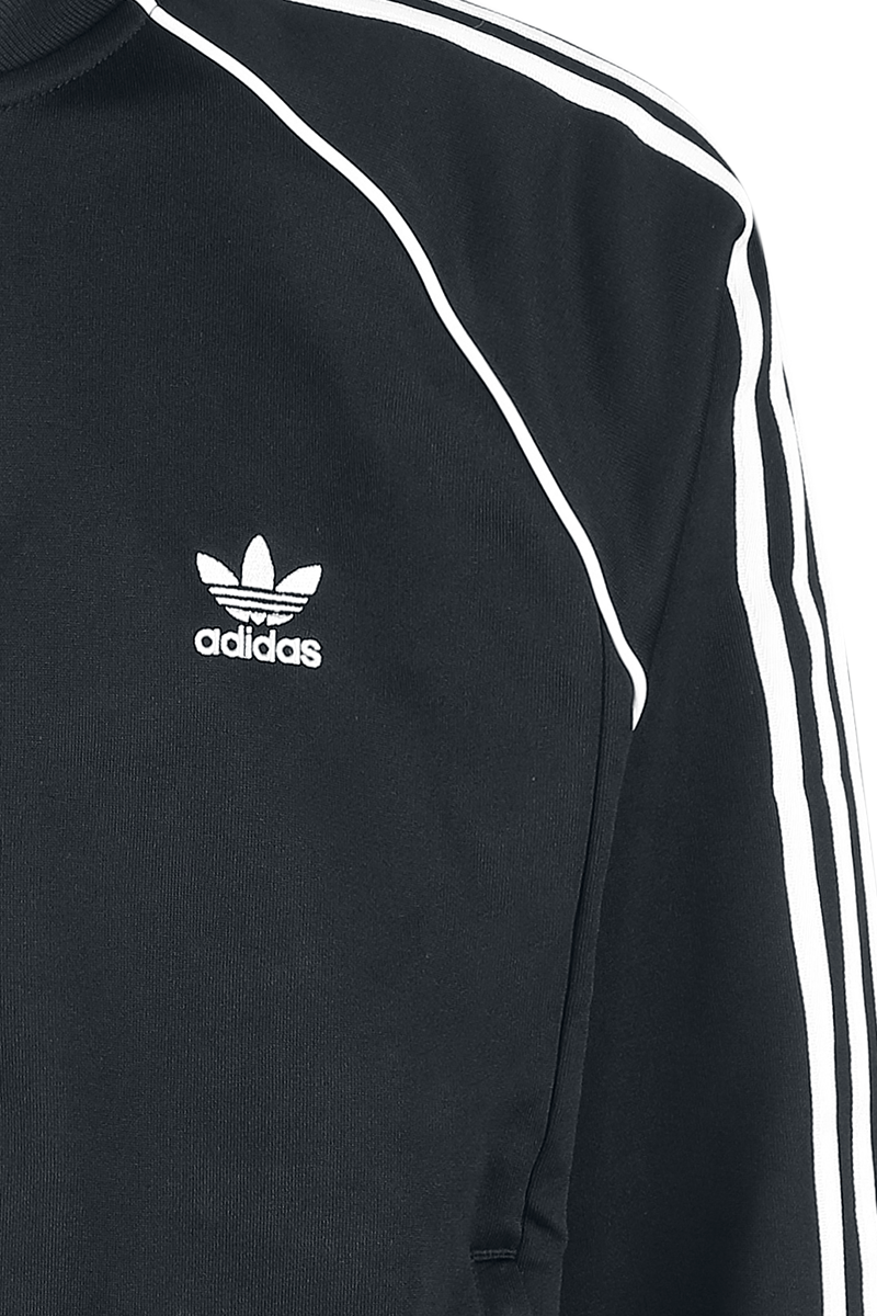 Adidas SST TT P Blue Trainingsjacke schwarz weiß