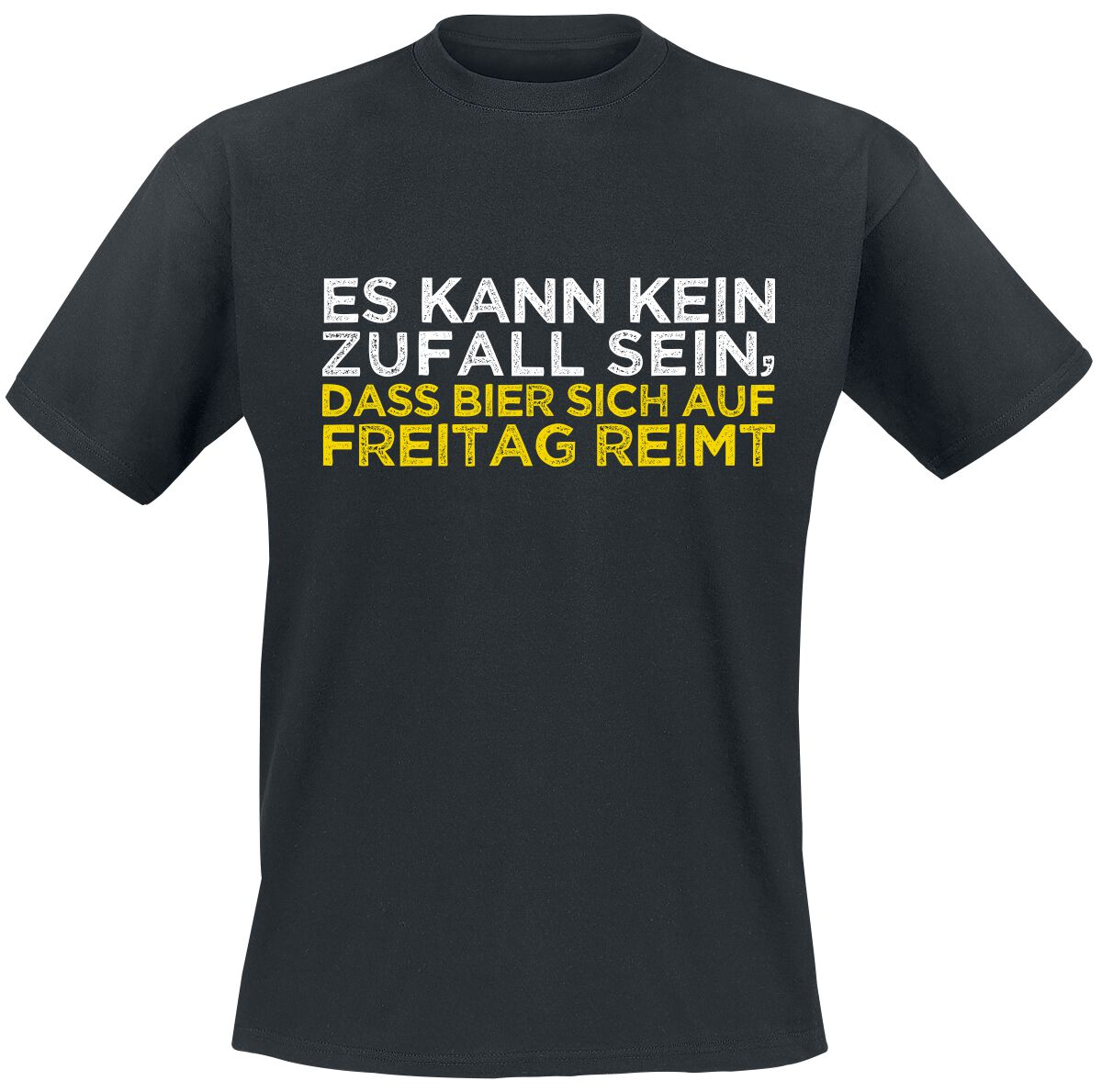 Alkohol & Party Es kann kein Zufall sein… T-Shirt schwarz Alkohol & Party Es kann kein Zufall sein… T-Shirt schwarz