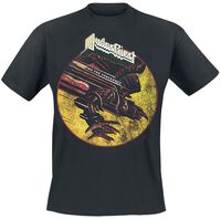 Judas Priest British Steel Anniversary 2020 T-shirt zwart S 100% katoen Band merch, Bands Judas Priest British Steel Anniversary 2020 T-shirt zwart S 100% katoen Band merch, Bands