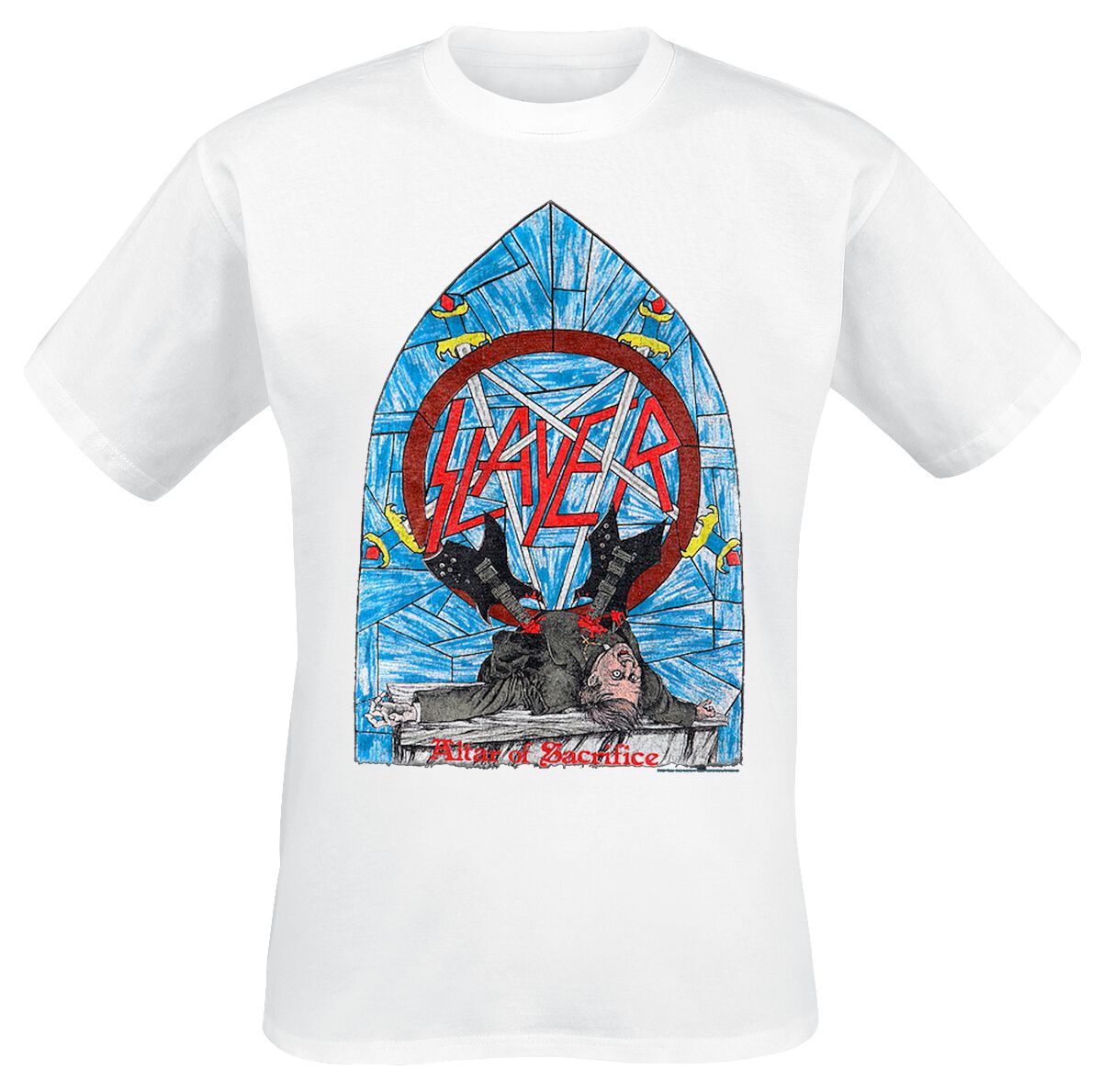 Slayer Altar Of Sacrifice T-Shirt white