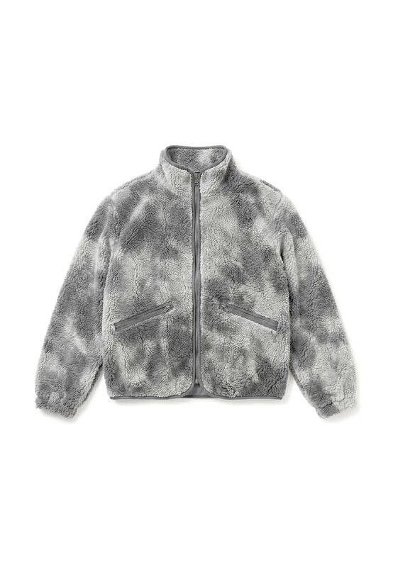 Urban Classics Ladies Printed Sherpa Jacket Übergangsjacke grau in L