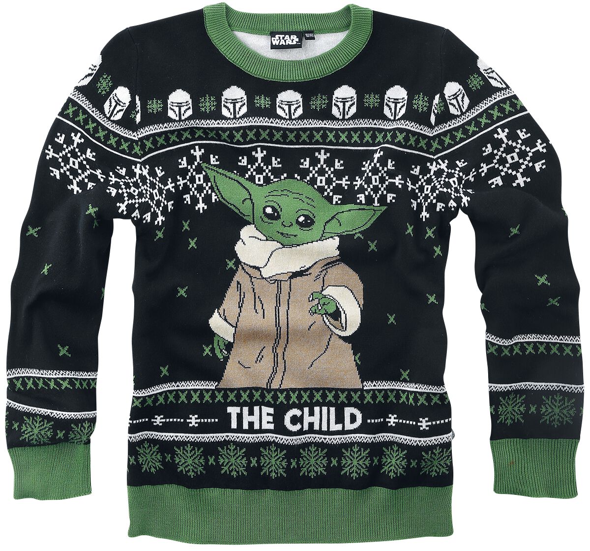 Star Wars The Mandalorian - Baby Yoda Knit jumper black