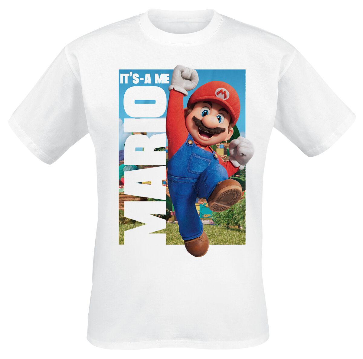 It's A Me T-Shirt weiß von Super Mario