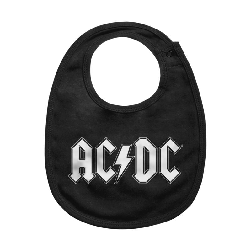 AC/DC Hagesmæk - Logo - Børn - sort
