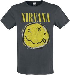 Amplified Collection - Worn Out Smiley, Nirvana, T-Shirt