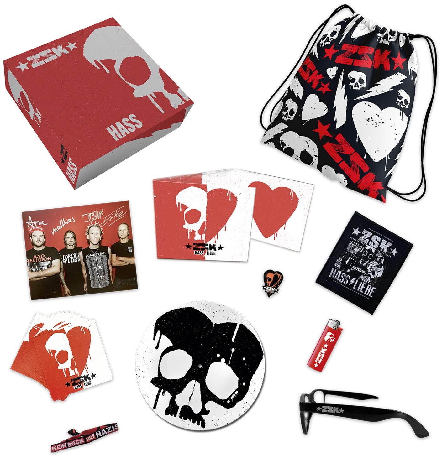 ZSK HassLiebe – Hass Box Single farbig