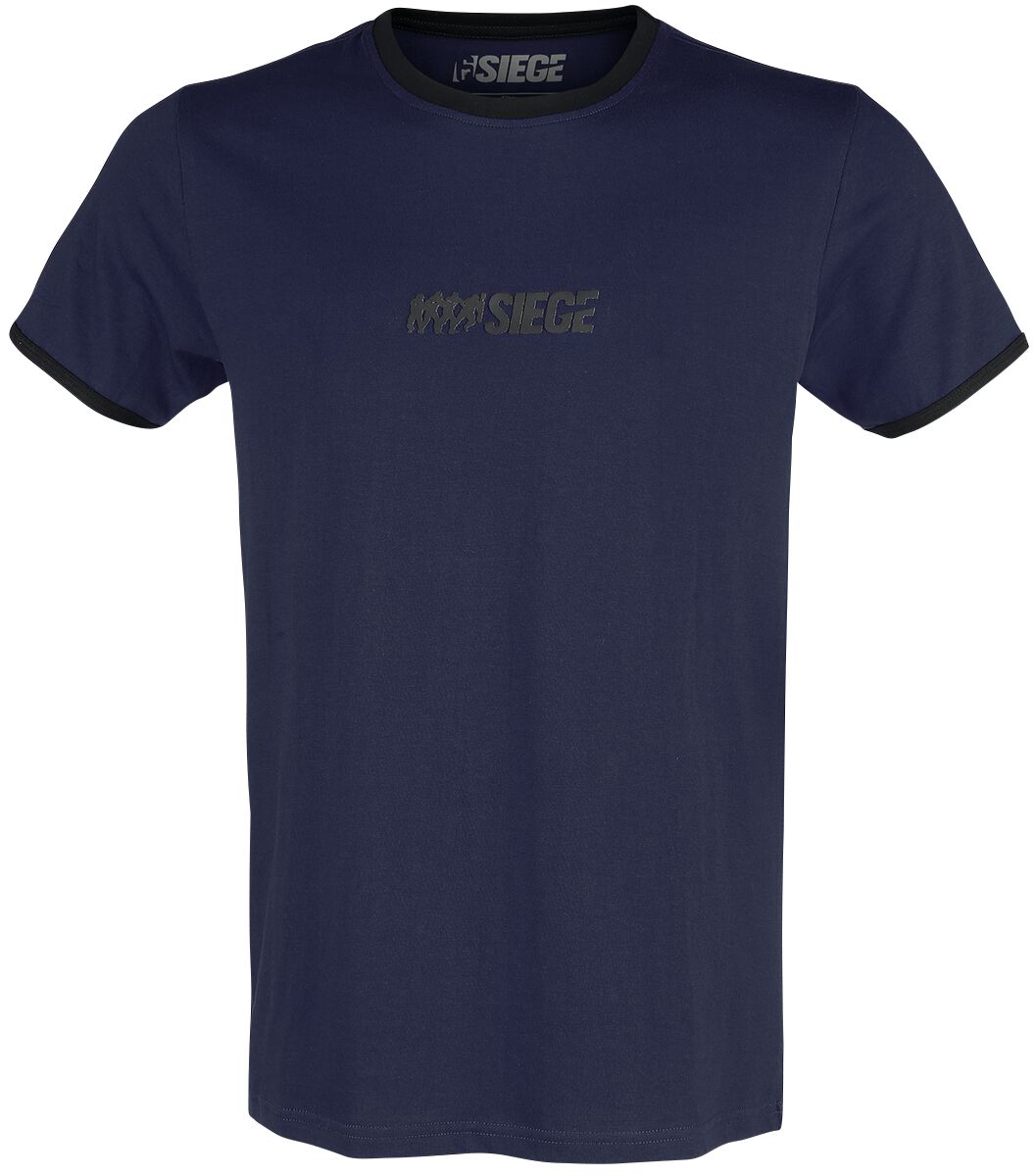 Six Siege Black Logo T-Shirt blue