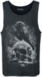 Raven Skull, Gothicana by EMP, Tank-Top