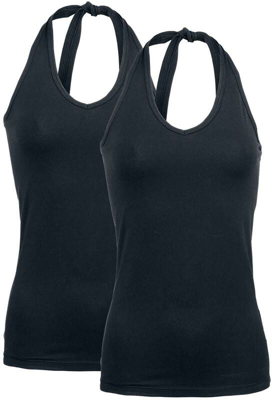 RED by EMP Double-Pack Halterneck Tops Halternecks black