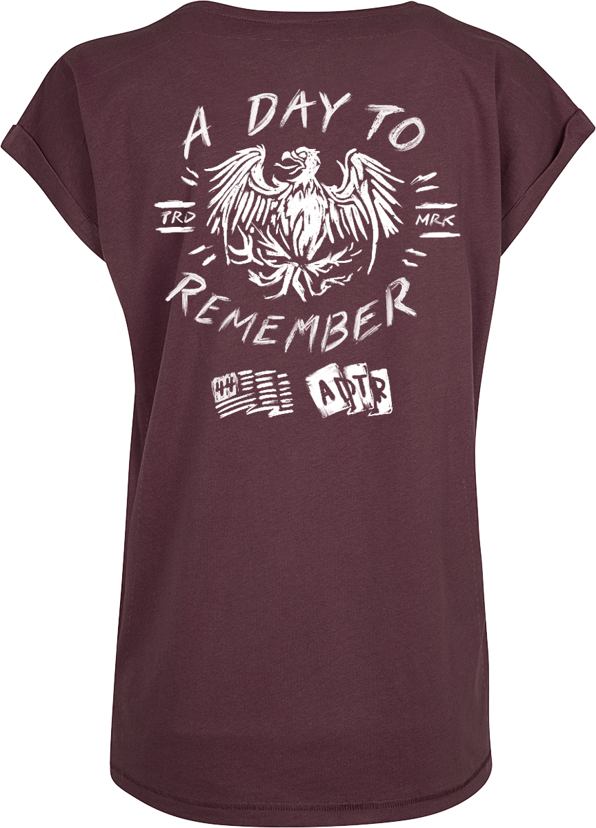 A Day To Remember ADTR T-Shirt weinrot