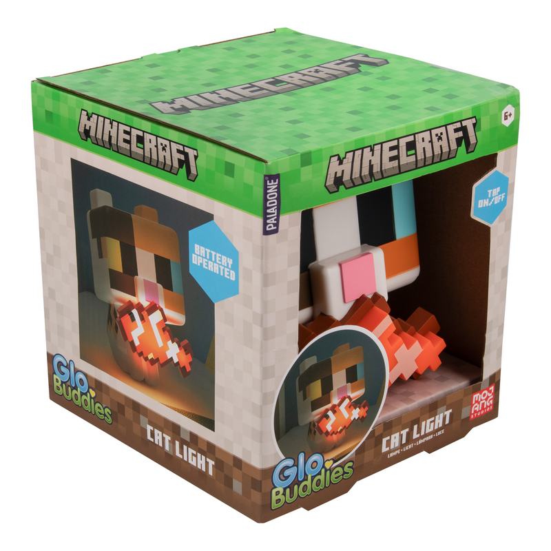 Minecraft Cat GloBuddies Table Lamp multicolour