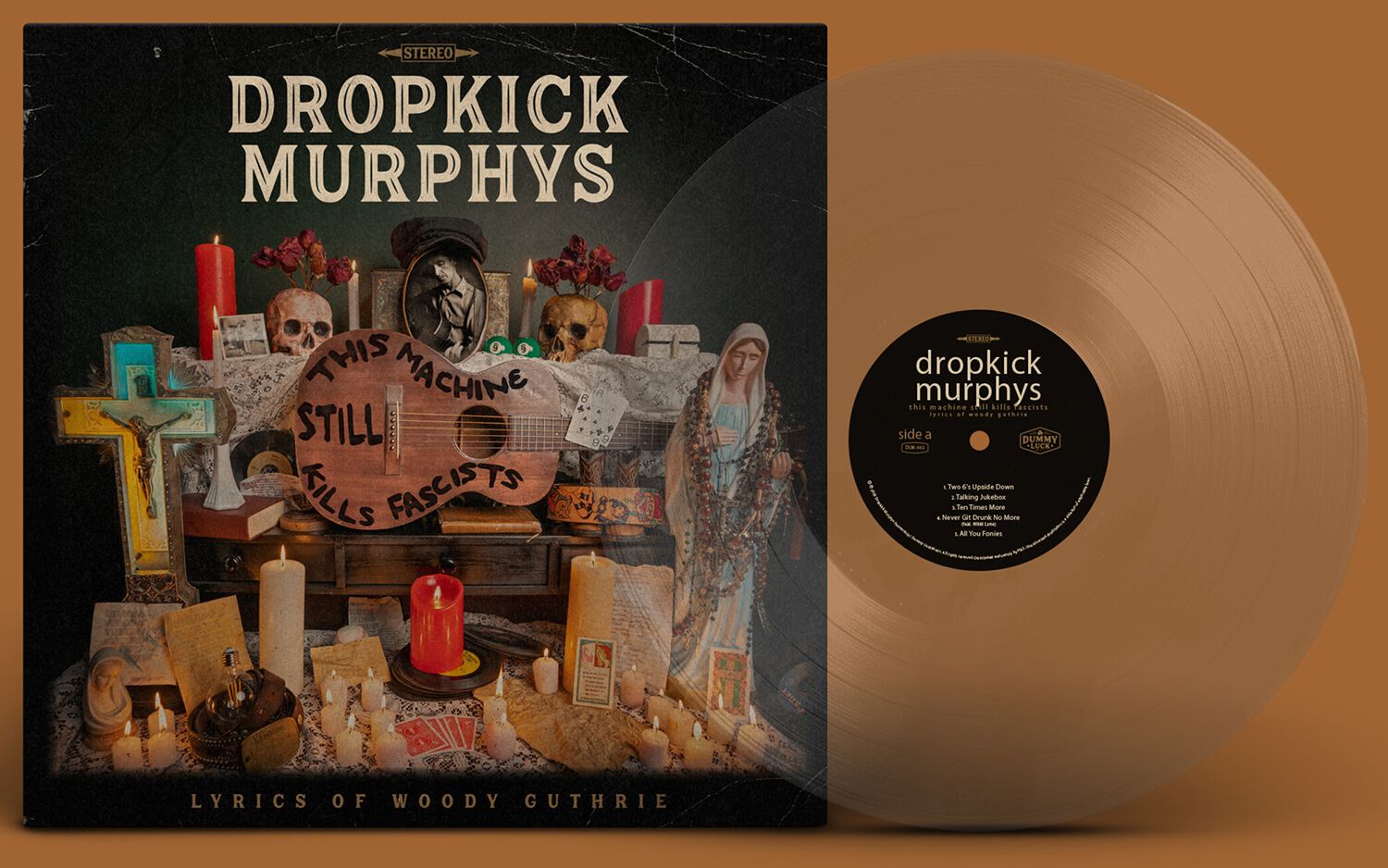 Dropkick Murphys feat. Woody Guthrie – This machine still kills fascists LP klar